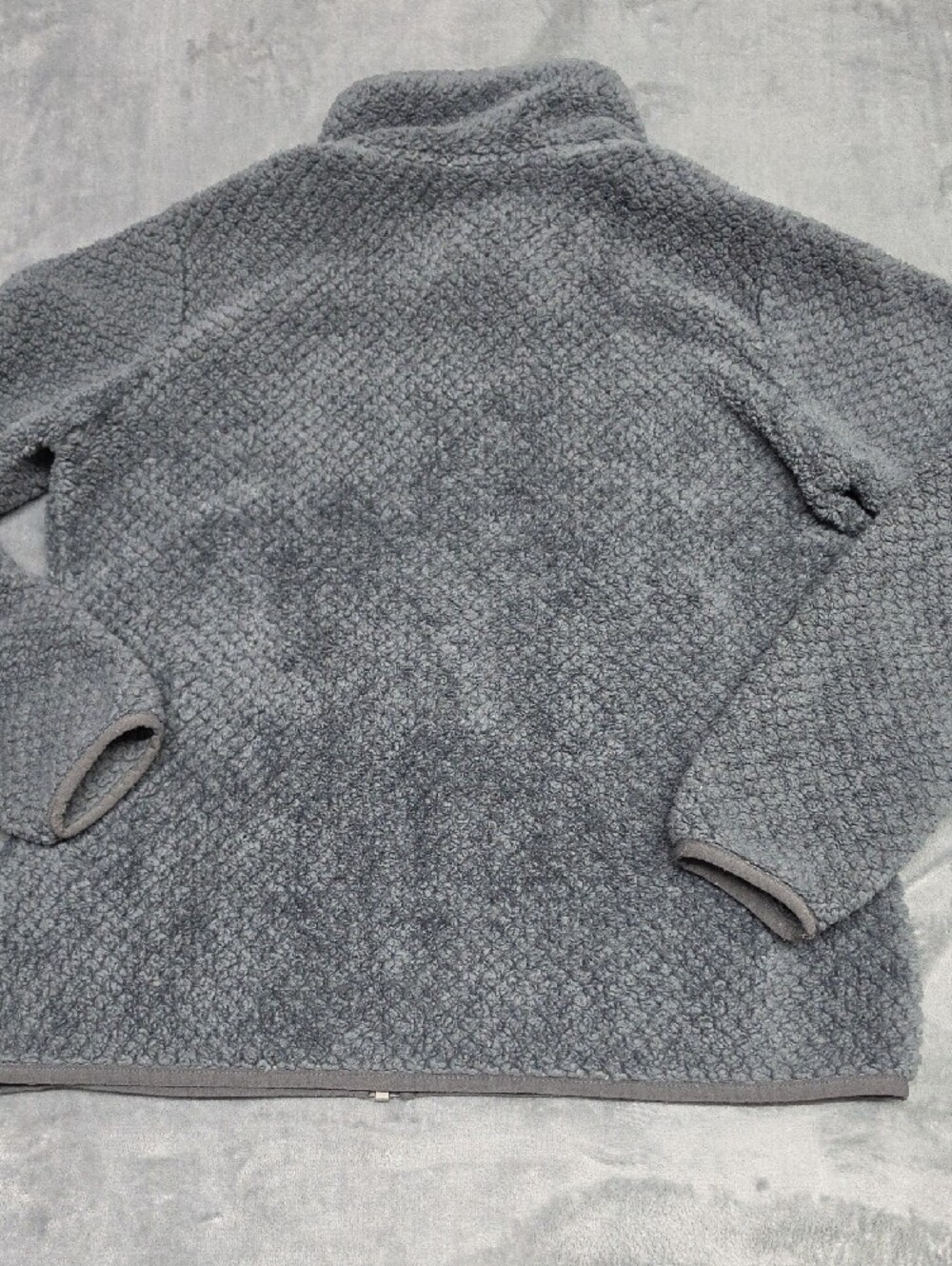 Columbia Gray Sherpa Zip Utility Jacket - Picture 9 of 9